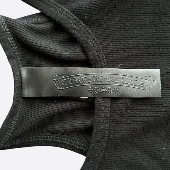 Chrome Hearts Black & White Cross & CH Logo Embroidered Dress - Picture 3 of 7